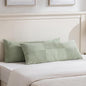 Fancy Homi Set of 2 Sage Green Boho Long Lumbar Body Decorative Throw Pillow by Fancy+Homi
