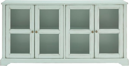 Crosley Furniture Holbrook Traditional Glass Door Sideboard Buffet Cabinet - Image 4