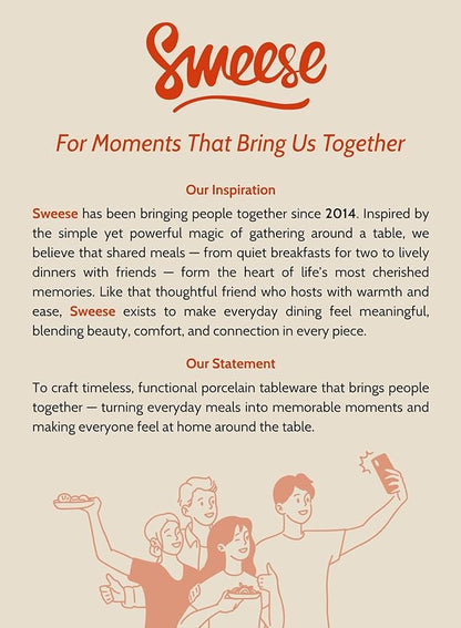 Sweese Porcelain Small Bowls 4 oz Set of 6 - Assorted Colors for Dipping, Snack, Sauce, Side Dishes - Microwave Dishwasher Safe