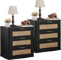 LEYAOYAO Rattan Night Stand by LEYAOYAO-Findtheshiningpointofyourideallife%EF%BC%81
