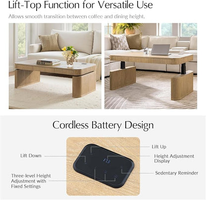 HULALA HOME Lift Top Coffee Table - Image 4