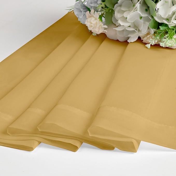 Chyhomenyc Sheer Valances for Windows 2 Pack, Small Window Curtains for Living - Image 8