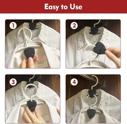 Latoxcaa Space Saving Standard Hanger Hooks 100Pcs, Upgrade Heavy Duty Space - Image 7