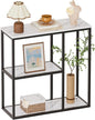 WOHOMO Console Table, 12 Inch Narrow Entryway Table by WOHOMO