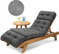 Outdoor Chaise Lounge Chair Cushion 74.2 x 22 x 4.7 Inches Thickened 100% by Unknown