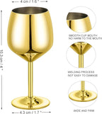 Shot Glasses, 2 oz Shot Glass Set, Stainless Steel Shot Glasses, Mini Wine Glass Perfect for Tasting Brandy,Suitable for party supplies, bar tools, gifts(set of 2) (Gold)