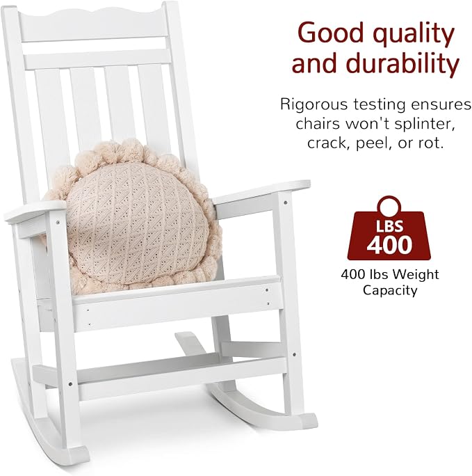 Stoog All-Weather Outdoor & Indoor Rocking Chair, Porch Rocker - Image 4