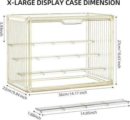 Clear Yellow Acrylic Figure Display Case - Image 6