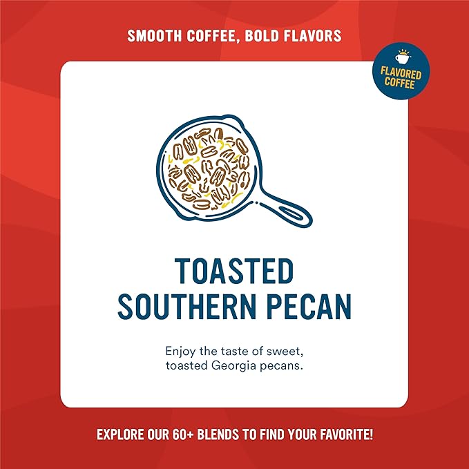 Cameron's Coffee Single Serve Pods, Flavored, Toasted Southern Pecan, 96 Count