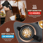 27Oz Thermal Coffee Carafes For Keeping Hot/Cold, Stainless Steel Coffee Carafe, Dustproof Insulated Water Carafe for Party/Home, Copper
