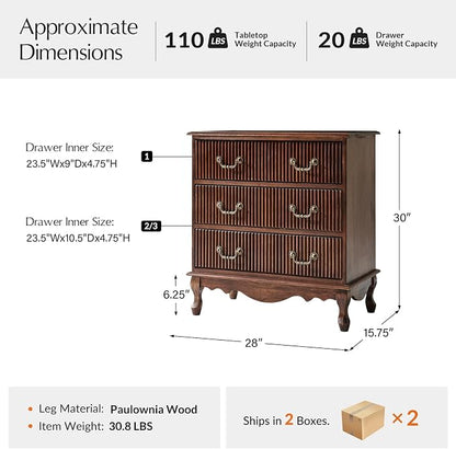 HULALA HOME Transitional Side Table Set of 2 - Image 2