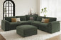EASE MOOSE Oversized Sectional Modular Sofa, Large L Shape Sectional Couch Wide by EASEMOOSE