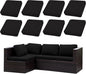 8PCS Patio Cushion Covers.Patio Furniture Couch SeatSlipcovers | Washable by SUKAIKEQA