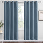 NICETOWN Smoky Blue Blackout Curtains 78 inches Length by NICETOWN
