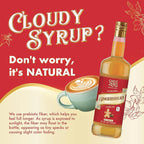 ChocZero Sugar Free Coffee Syrup, Gingerbread Flavor, Simple Syrup Drink Mix, Gingerbread Latte, Protein Shakes & Baking, Gluten Free, All Natural, 25.4 Ounces Bottle (Pack of 1)