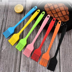 Silicone brush, Oil Brush for BBQ Kitchen Cooking Baking and Grilling (2 PCS,orange)