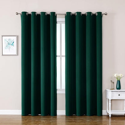 ChrisDowa Blackout Curtains for Bedroom and Living Room 80 Inches Long | 2 by ChrisDowa
