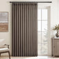 Topfinel 108 Inch Curtains 1 Panels Set, One Packs Pinch Pleat Back Tab Dark by Topfinel