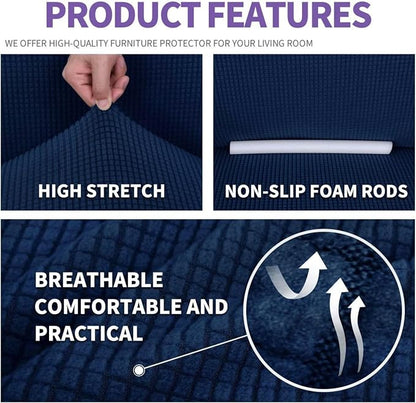 ZNSAYOTX Super Stretch Chair Slipcover Universal Sofa Chair Covers - Image 4