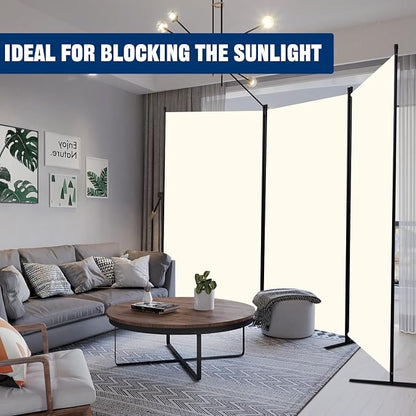 Room Divider 6FT Portable Room Dividers and Folding Privacy Screens, 3 Panel - Image 7