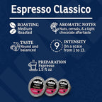 Lavazza Expert Espresso Coffee Pods Variety Pack – 30 Count – Includes Classico, Intenso & Decaf Capsules – Keto-Friendly, Rich & Smooth Italian Blend – Compatible with Lavazza Classy Machines