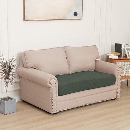 Easy-Going Stretch 1 Piece Loveseat Couch Cushion Cover - Image 2