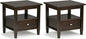 SIMPLIHOME Warm Shaker Solid Wood 20 inch Wide Transitional-Style End Tables in by SimpliHome