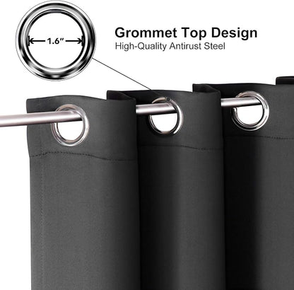 ChrisDowa Grommet Blackout Curtains - Image 2