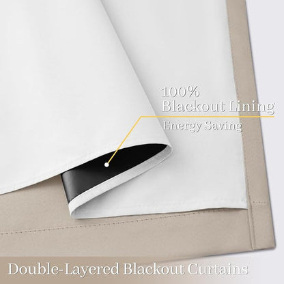 Yakamok Natural Blackout Curtains 84 Inches Long - Image 4