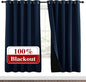 NICETOWN Full Shade Curtain Panels, Pair of Energy Smart & Noise Blocking Out by NICETOWN