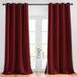 NICETOWN Blackout Burgundy Red Curtains 102 inches Long 2 Panels, Grommet by NICETOWN