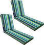 AAAAAcessories Outdoor Chaise Lounge Cushions, Fade-Resistant, Waterproof Patio by AAAAAcessories
