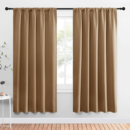 NICETOWN Window Curtains Blackout Drapes, 1 Pair, 52 by 72-Inch, Thermal by NICETOWN