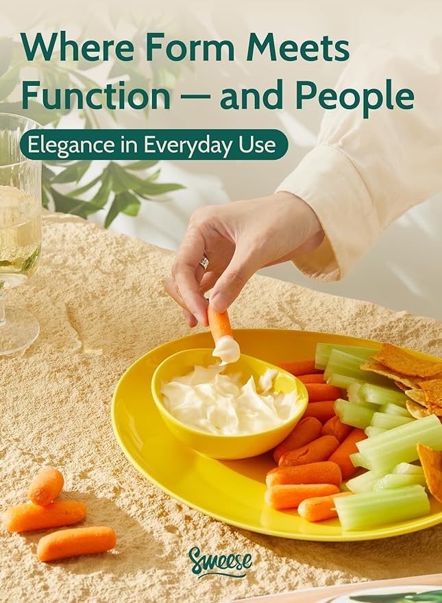 Sweese 4 oz Very Small Porcelain Bowls - Set of 6 Sauce, Salsa, Dipping, Ceramic Bowls for Condiments & Charcuterie - Rainbow Colored