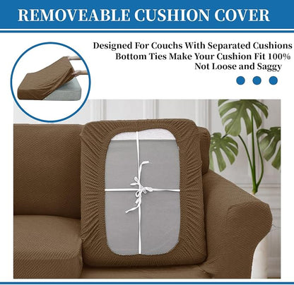 XINEAGE New 4 Pieces Extra Large Couch Covers - Image 6