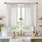 BGment Small Linen Curtains 40 Inch Length by BGment