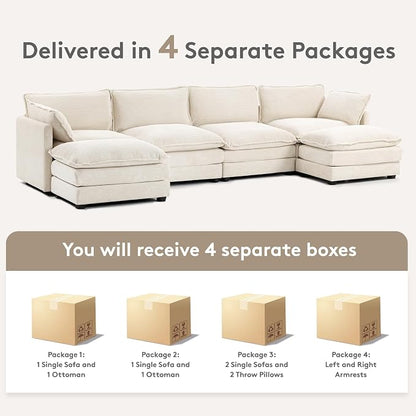 ROWHY 148'' Sectional Cloud Couch - Image 3