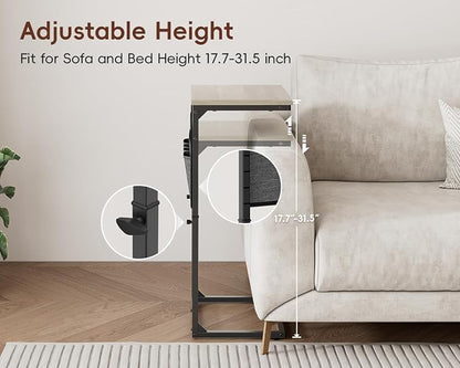Vagusicc C-Shaped End Table Set of 2 - Image 4
