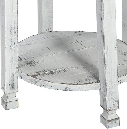 Alaterre Furniture Country Cottage Rustic Farmhouse Nightstand – 20-Inch Side - Image 9