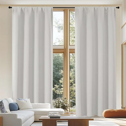 Simplebrand Ava Natural Blackout Curtains by Simplebrand