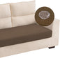 Water Repellent Couch Cushion Cover Loveseat Cover, Stretch Sectional Sofa Seat by TOPYUMH