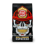 Fire Department Coffee - Gives Back to Firefighters - Full-Bodied & Bold Skull Crushing Espresso Coffee Beans - Roasted in the USA - Premium Espresso Beans - Veteran Owned - Bulk 5 LB