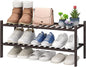 viewcare 2-Tier Shoe Rack for Entryway, Bamboo Shoe Rack for Closet, Free by VIEWCARE
