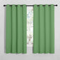 NICETOWN Froest Green Blackout Curtains 68 inches Length by NICETOWN
