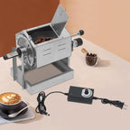 0.66-2.65lb Automatic Coffee Roaster Coffee Bean Roasting Machine Commercial Coffee Gas Roaster with Thermometer & Speed Controller Drum Type Gas Burner Require