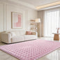 Pink Rabbit Plush Rug 5'x8', Fluffy Shaggy Area Rug by CHOVY