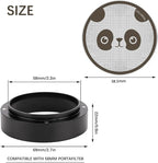 58mm Espresso Accessories Kit, Dosing Funnel and Puck Screen Set, Magnetic Coffee Funnel, 58.5mm Reusable Espresso Puck Screen, Espresso Tools(Panda)