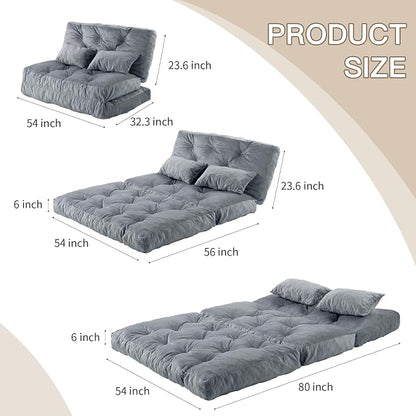 Folding Sofa Bed, Convertible Sleeper Chair - Image 2