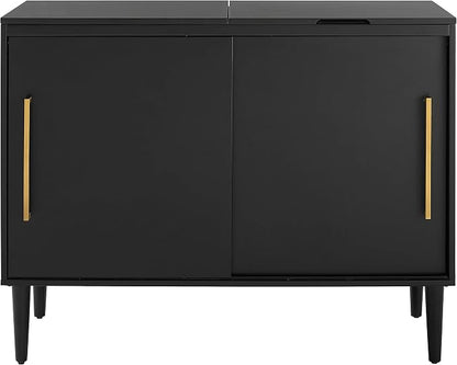 Crosley Furniture Everett Media Console and Record Player Stand - Image 3