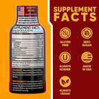B12 Overload Extra Strength Energy Shot – Pomegranate – 260mg Caffeine, 14000% B12, Electrolytes – Energy & Vitality Support – Zero Sugar No Calories – Vegan, Kosher, Gluten-Free – 1.93 fl oz, 12-Pack